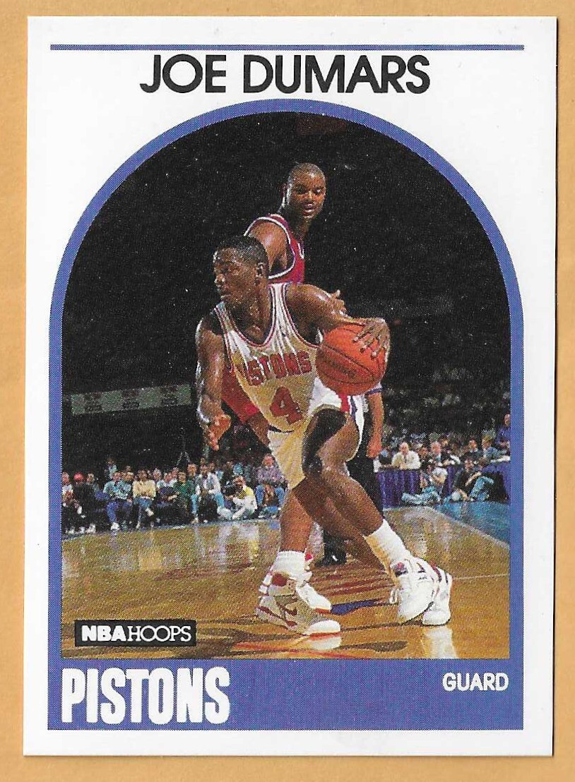 JOE DUMARS DETROIT PISTONS #1 NBA HOOPS 1988-89 | eBay