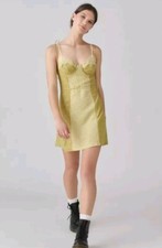 Urban Outfitters Felicity Eyelet Underwired Bustier Mini Dress, Size Large 