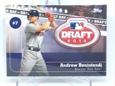 ANDREW BENINTENDI 2020 Topps Series 2 Draft Day Medallion Relic Red Sox Card