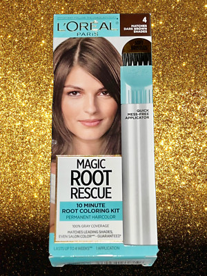 L'Oreal Paris Magic Root Rescue - 10 Min Root Color - 4 - Dark Brown