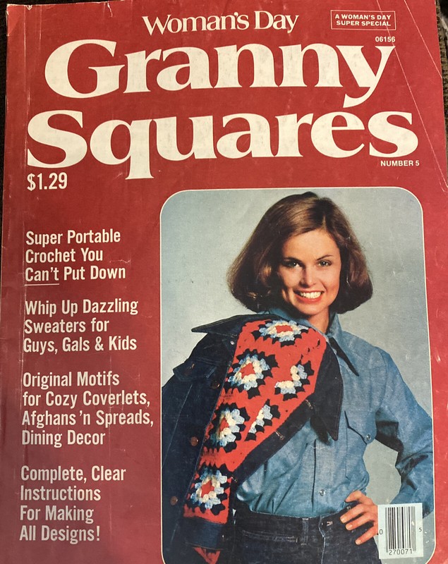 Woman’s Day Granny Squares Magazine Number 5 1976 Vintage Rare/HTF