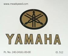 240-24161-00, Yamaha Tank Transfers, Tank Emblem, TA125, TD2, TD3, TZ350, TZ750