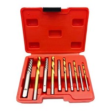Sqlmlz 10pcs Screw Extractor And Left Hand Drill Bits Set Ez Out Remove Bolt...