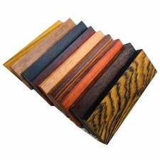 1 Pair Wood Knife Scale Handle Blank DIY Making Plate Material 120x40x10mm