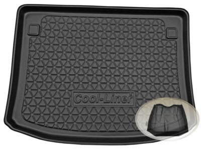 Z338504 Diamanten-Design-Kofferraumwanne + Klett-Netz für Fiat Bravo Sport Plus 