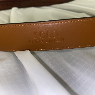 Polo Ralph Lauren Men's 58 Faux Crocodile Embossed Gen. Leather