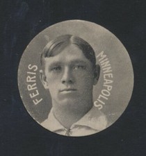 1909-1911 E254 Colgan's Chip Baseball Card HOBE FERRIS Minneapolis Millers