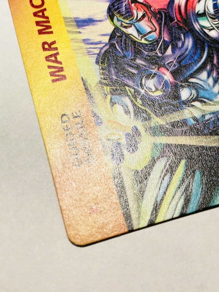 1995 X-men War Machine ' 95 Over Power Trading Card Game No. 4 Rare F/S - Image 4 of 4