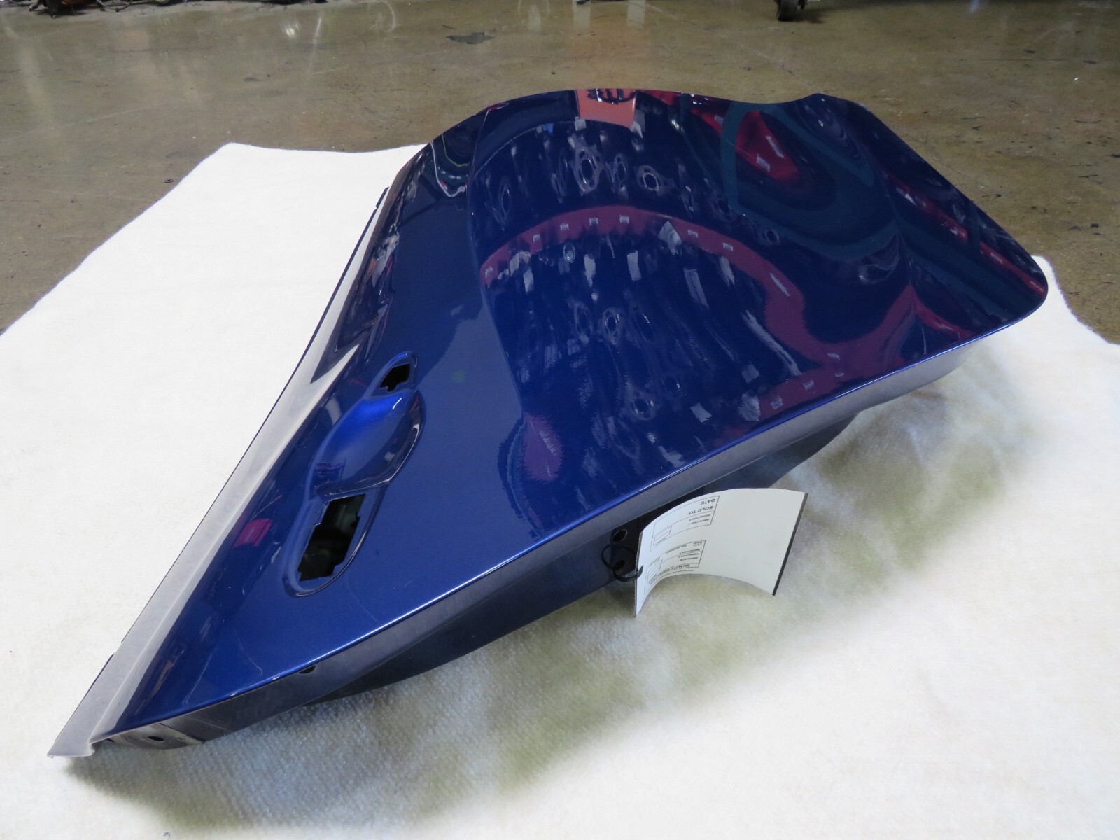 Maserati Ghibli, RH, Right, Rear Door Shell, Dented, Used, P/N 673008061