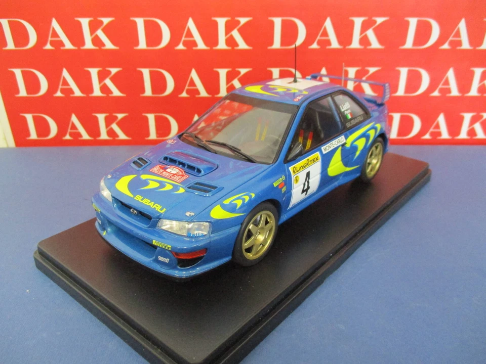 Die cast 1/24 Modellino Auto Subaru Impreza WRC 97 Rally Monte Carlo 1997 Liatti - Immagine 2 di 4
