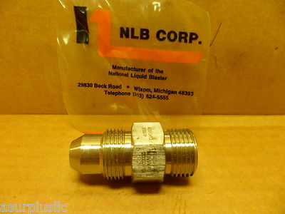 NLB CORP 6023-122 FITTING WATER JETTING 316 S.S. 20,000 PSI. NOS Free ship USA