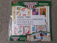 Sealed Christmas Scrapbook Kit 12" x 12"