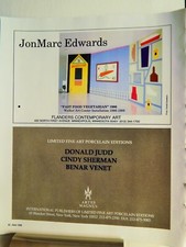 JON MARC EDWARDS ART PIECE VTG ORIG  1989 ADVERTISEMENT