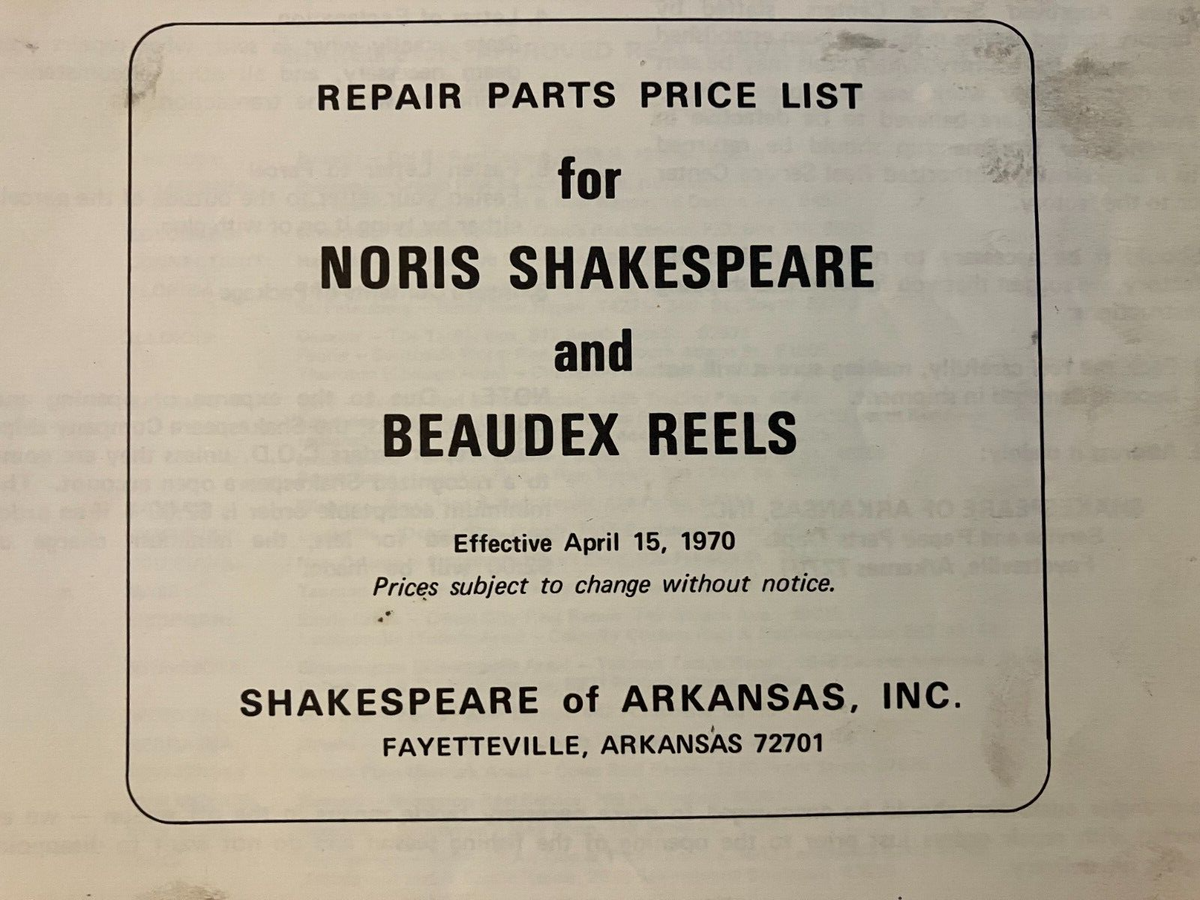 Angelrolle Rolle Spule Noris Shakespeare 2115 Rarität