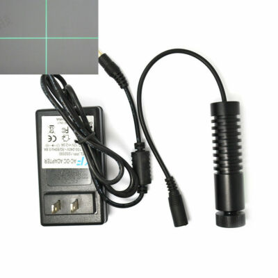 505nm 515nm 50mW Cross Laser Module Grass-green DC 12V ±10nm with Adapter