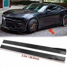 86.6'' Side Skirts Rocker Panel Lip For Dodge Charger RT SRT SXT 06-21
