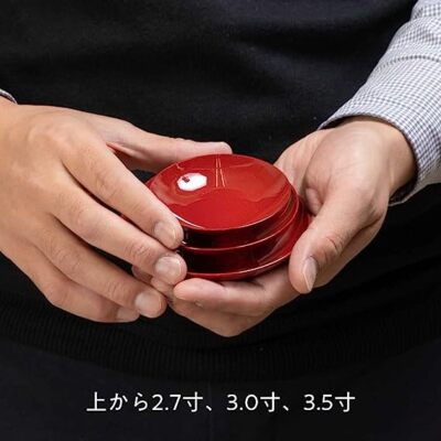 SAKAZUKI Sake Drinking cup Japanese traditional Lacquer Vermilion