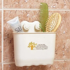 Wall Strong Suction cup Absorption ABS Toothbrush Holders hanger for bath L sz