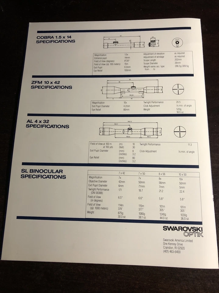 Folleto de equipos de aplicación de la ley Swarovski Optik Foto 2 de 4