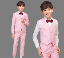 Boy Suit 3 Piece Page Boy Party Prom Suit Wedding Suit Dinner Suit 1-12 Years