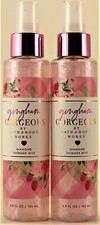 QTY 2 - Bath Body Works GINGHAM GORGEOUS Diamond Shimmer Body Mist Spray 4.9oz