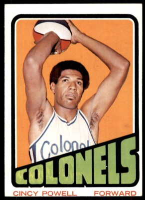 1972-73 Topps Basketball Cincy Powell (A) Kentucky Colonels #189