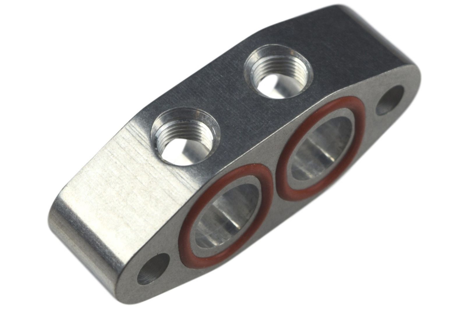 LS Turbo Oil Feed Line Adapter - Cooler Spacer for LS3 Camaro Supply Hose