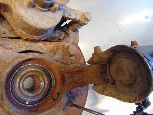 Pinza mozzo puntone Hyundai i10 Mk2 13-17 benzina guidatore gamba anteriore destra - Foto 9 di 10