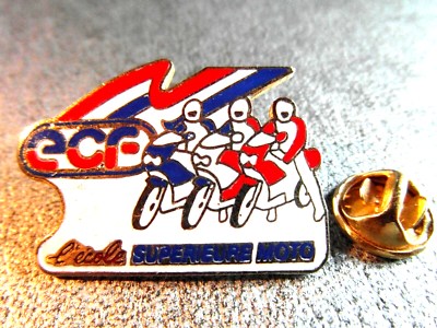 Pin's Rare ECF Auto Ecole - EGF - Vintage - Fabrication Française - Email Grand Feu