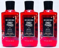 3 Bath  Body Works Emily PARIS AMOUR Body Wash Shower Gel 10 oz