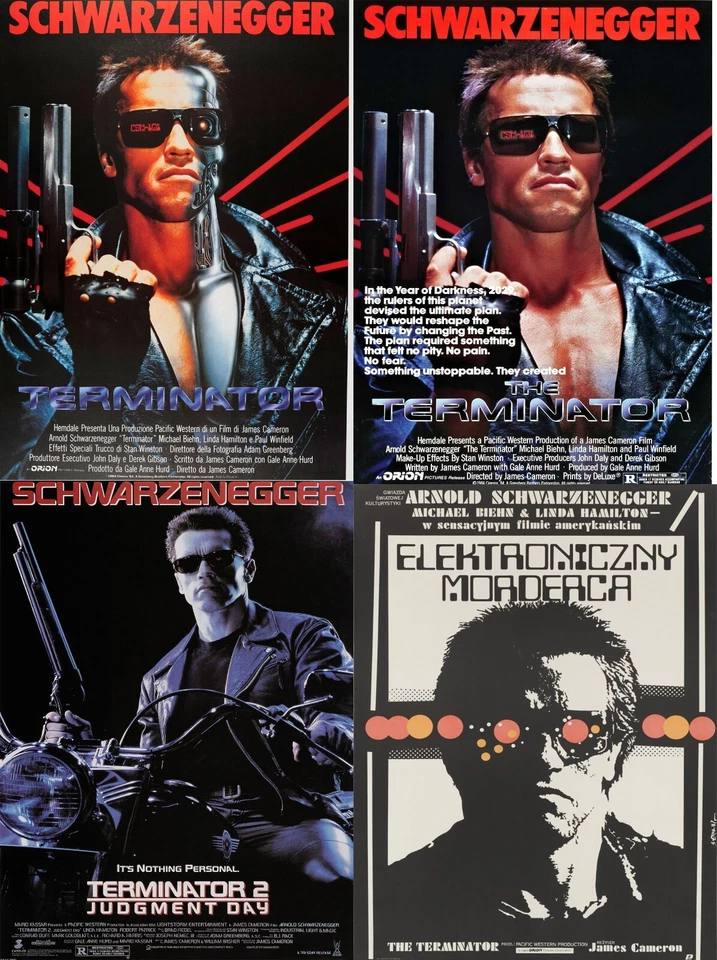 Terminator Arnold Schwarzenegger Filmplakat Film Plakat