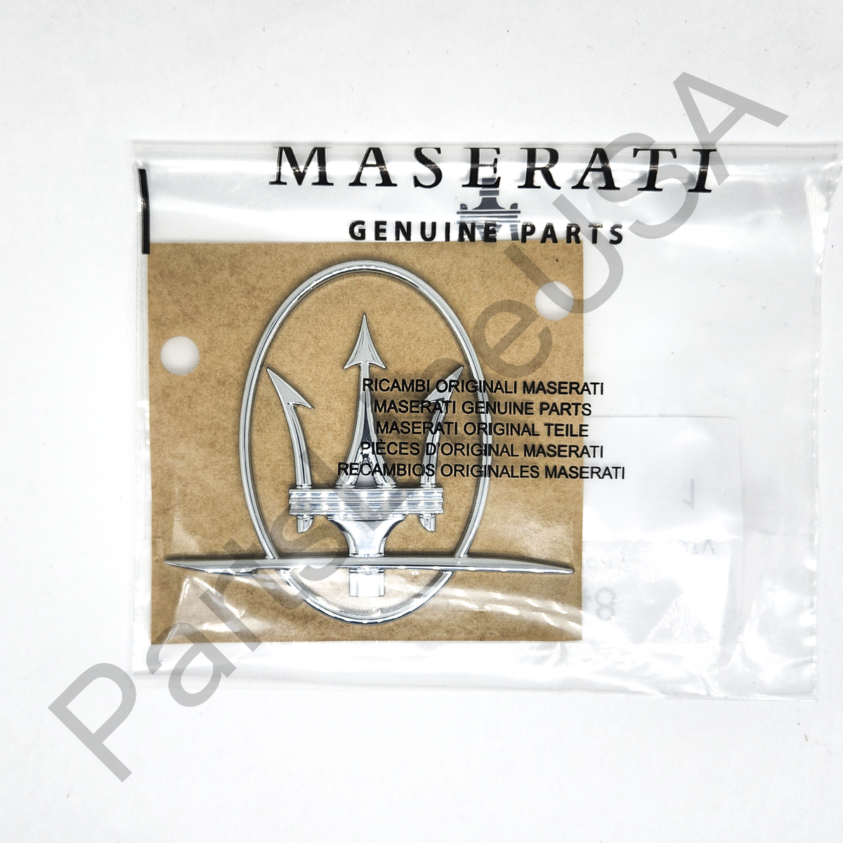 Genuine Maserati Ghilbi Quattroporte Rear Left LH Logo Emblem
