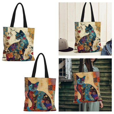 Damen Umhängetasche modisch Canvas Beuteltasche Tasche für Straße Geburtstag Frühling