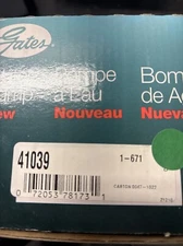 Engine Water Pump-Water Pump (Standard) Gates 41039 NOS