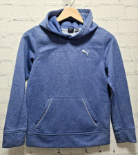 Puma Kids Hoodie Sweatshirt Blue Medium 10-12 Girls,    c7