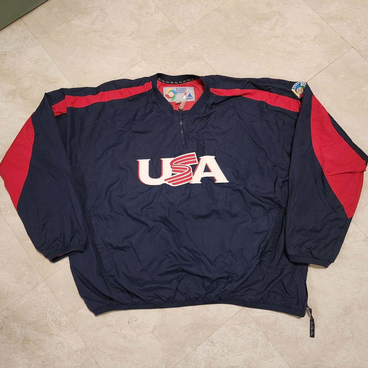 VTG World Baseball Classic WBC Majestic Men XL 06 2006 1ST YEAR