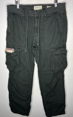 Ralph Lauren 32x30 Grey Military Cargo Tactical Pants Polo RRL 