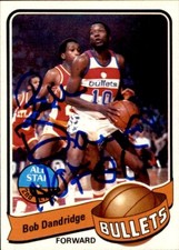 Bob Dandridge 1979-80 Topps 130 Washington Bullets HOF 21 Signed Basketball Card