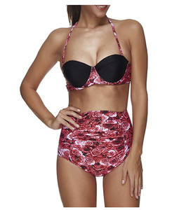 two piece swimwear high waist