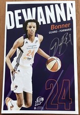 Dewanna Bonner Signed 5.5 X 8.5 Team Issued Photo WNBA Phoenix Mercury