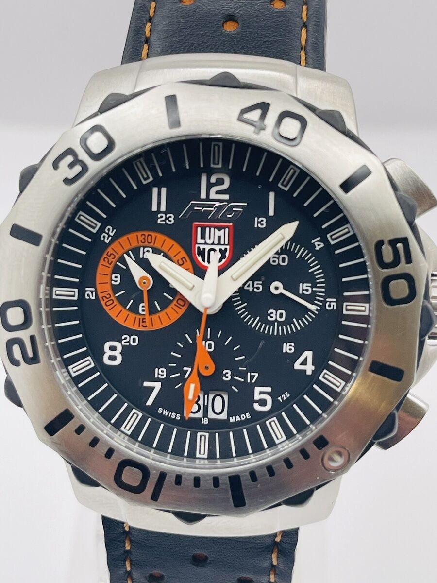 LUMINOX F-16 Fighting Falcon Chrono 44MM Quartz Watch 9120 LUMINOX F-16 Fighting Falcon Chrono 44MM Quartz Watch 9120