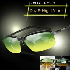Tac HD Polarized Day Night Vision glasses Men Driving Sports Aviator sunglasses