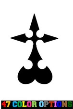 Vinyl Decal Truck Car Sticker Laptop - Kingdom Hearts Heartless Symbol