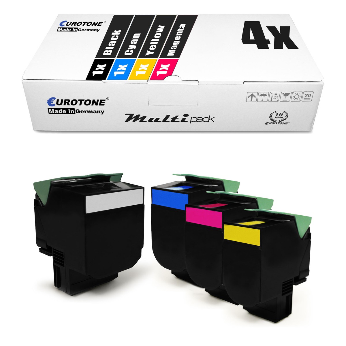 EuroPro XXL Toner Compatibile Per Lexmark CS317 CS417 CS517 CX317 - Foto 14