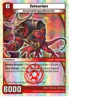 Kaijudo X1 TATSURION Super Rare S2/S2 1TVR Battle Decks 1st Edition 2012 TCG NM