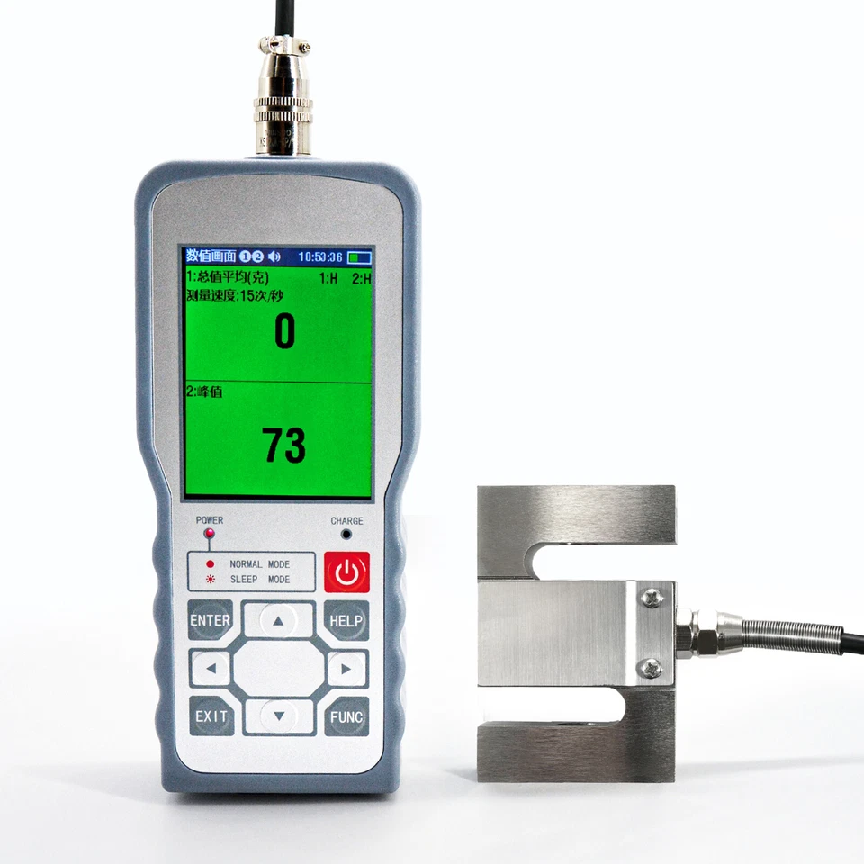 Digital Force Gauge with S Type Load Cell Sensor Test Force Weight Pressure - Image 3 of 4