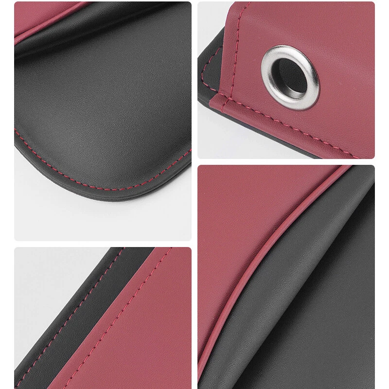 2X para Mazda Cuero Negro Asiento de Coche Relleno Caja de Almacenamiento Organizador Accesorios Foto 4 de 4