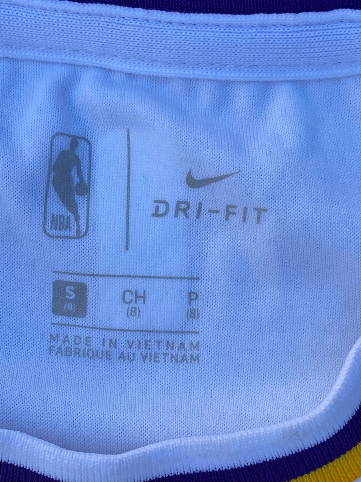 Nike NBA Los Angeles Lakers Lonzo Ball #2 Jersey Size Youth S (8). - Image 3 of 4
