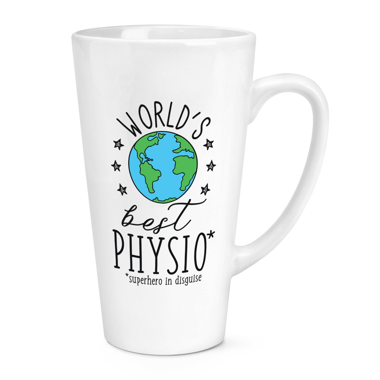 World's Best Physio 17oz Large Latte Mug Cup Favourite Physiotherapist Sports