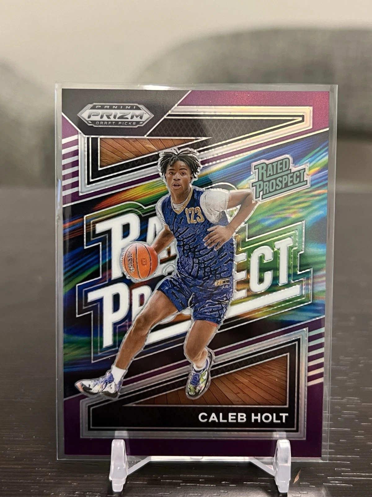 Caleb Holt trading card